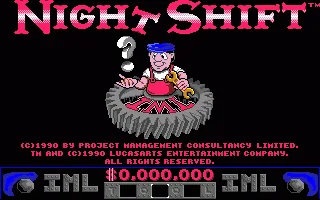 Night Shift (Europe) (Compilation - Maximum Action Xtra) title screen