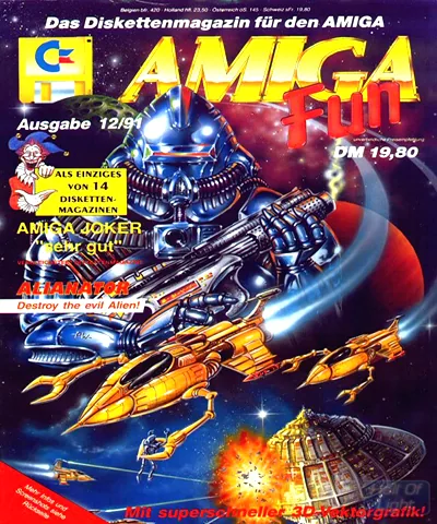 Alianator (Europe) (Coverdisk - Amiga Fun - Issue 12) cover art for Commodore Amiga