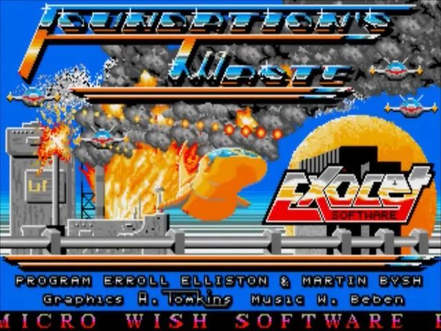 Foundation's Waste (Europe) (Amiga + ST) (Coverdisk - The One - Issue 22) title screen