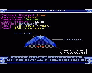 Elite (Europe) (v2.0) (Compilation - Space Legends) screenshot