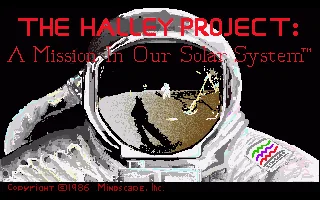 Halley Project, The - A Mission in Our Solar System title screen