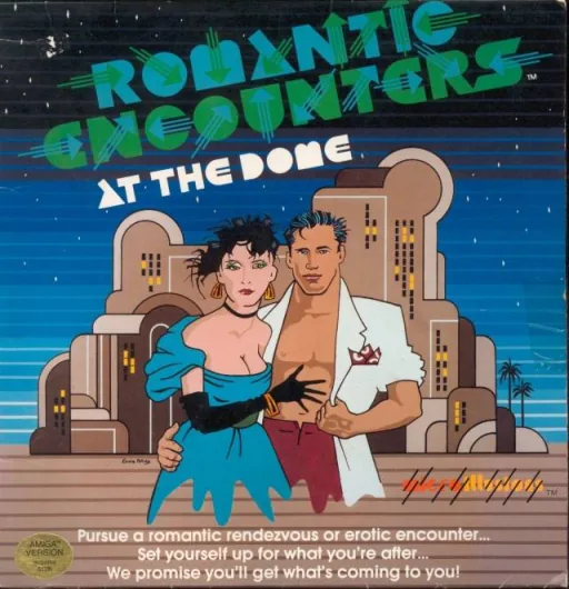 Romantic Encounters at the Dome cover art for Commodore Amiga