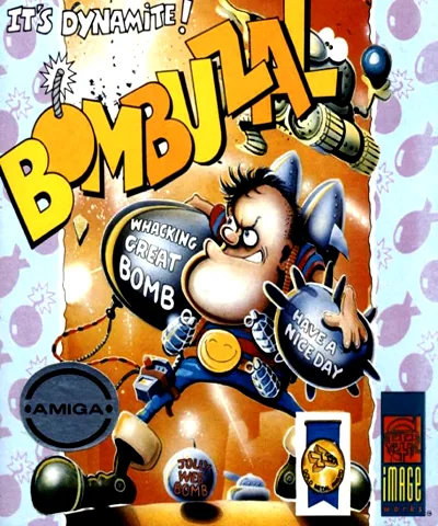 Bombuzal (Europe) (Compilation - Brainblasters) cover art for Commodore Amiga