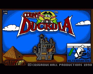 Count Duckula in No Sax Please - We're Egyptian title screen