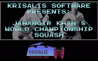 Jahangir Khan World Championship Squash title screen