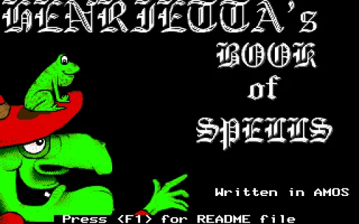 Henrietta's Book of Spells title screen