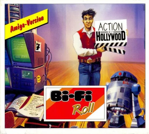 Bi-Fi Roll - Action in Hollywood cover art for Commodore Amiga