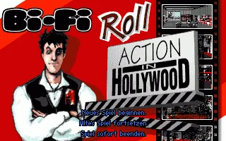 Bi-Fi Roll - Action in Hollywood title screen