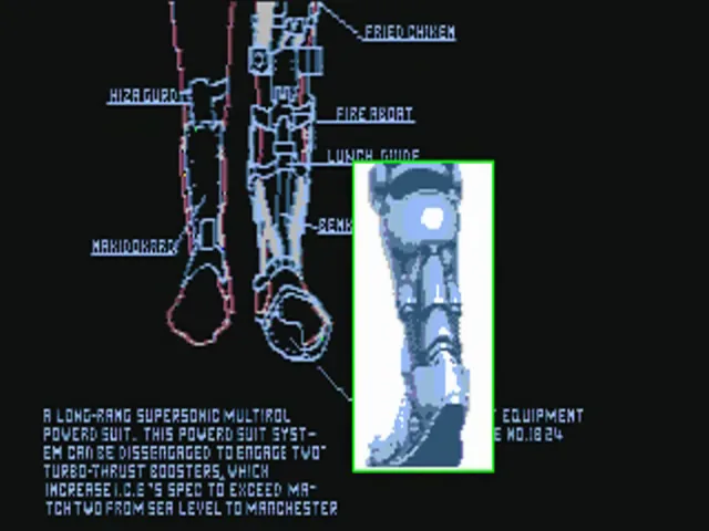 ESWAT (Europe) (Compilation - Super Sega) title screen