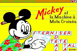 Backdrop artwork for Mickey et la Machine a Mots Croises