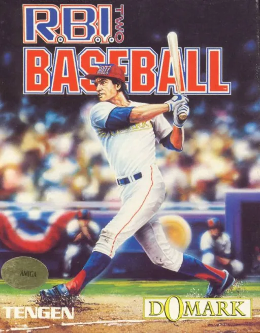 R.B.I. Two Baseball (Europe) (Budget - The Hit Squad) cover art for Commodore Amiga