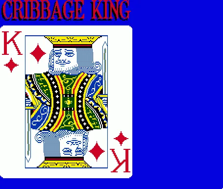 Cribbage King + Gin King title screen