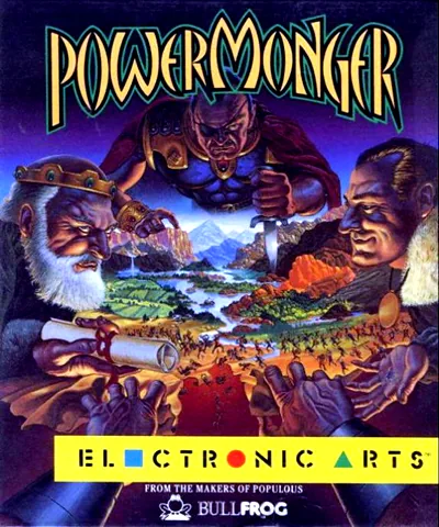 Backdrop artwork for PowerMonger (Europe) (Budget - Kixx)