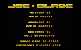 Tetris + Joe Blade (Europe) (Compilation - Computer Hits - Volume Two) title screen