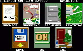 Backdrop artwork for G.P. Tennis Manager (Europe) (En,It) (v4 18.3.91)