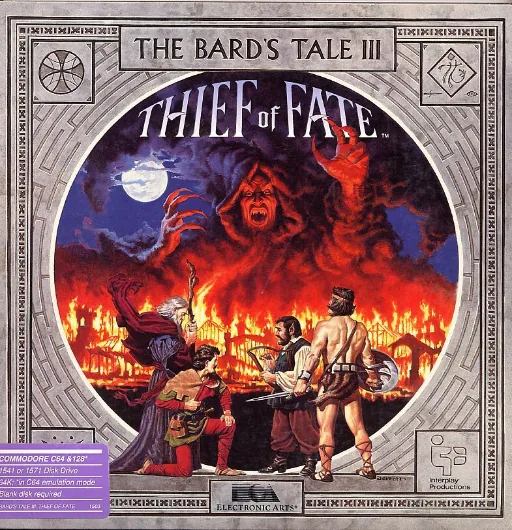 Bard's Tale III, The - Thief of Fate cover art for Commodore Amiga