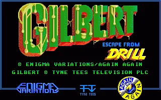 Gilbert - Escape from Drill title screen