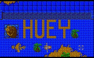 Huey title screen