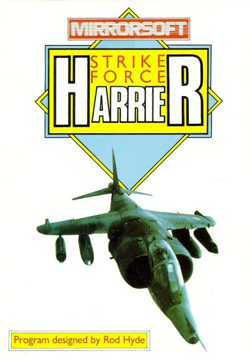 Strike Force Harrier cover art for Commodore Amiga