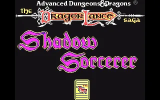Advanced Dungeons & Dragons - Shadow Sorcerer - A DragonLance Role-Playing Adventure Vol,1 (Europe) (UK-B 1.0) title screen