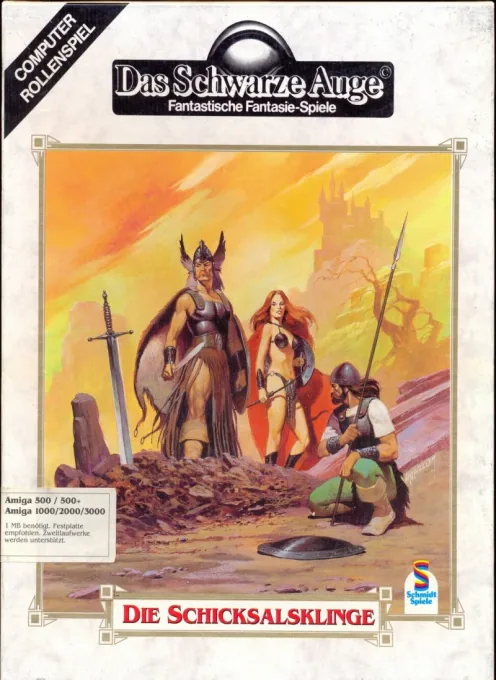 Schwarze Auge, Das - Die Schicksalsklinge (Germany) (OCS, ECS) cover art for Commodore Amiga