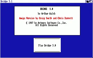Bridge 5.0 title screen