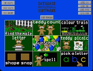 Fun School 2 - For the Under-6s title screen