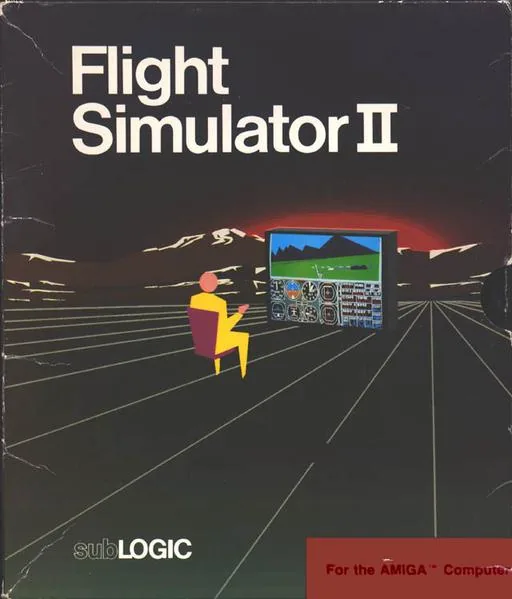 Backdrop artwork for Flight Simulator II - Scenery Disk 7 (Europe) (Addon)