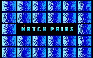 Match Pairs title screen