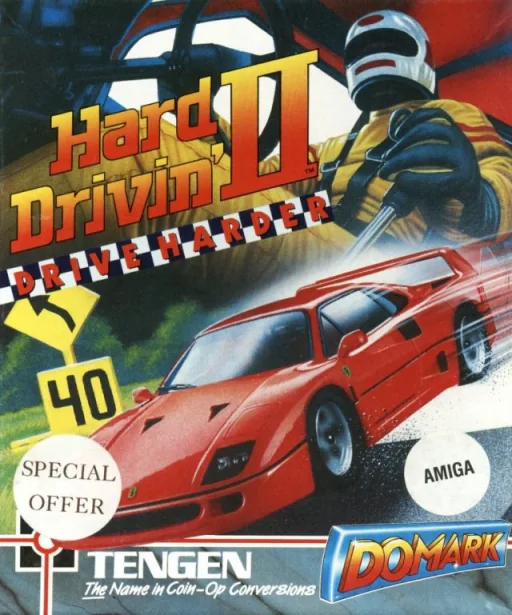 Hard Drivin' II - Drive Harder + Hydra (Europe) (Compilation - TNT 2) cover art for Commodore Amiga
