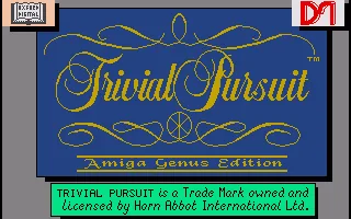 Trivial Pursuit - The Computer Game - Genus Edition (France) (Compilation - 10 Megahits Vol. 3) title screen