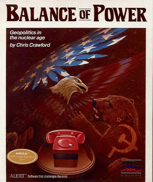 Balance of Power - Geopolitics in the Nuclear Age cover art for Commodore Amiga