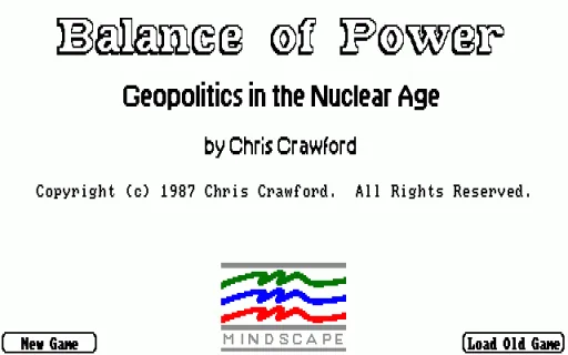 Balance of Power - Geopolitics in the Nuclear Age title screen