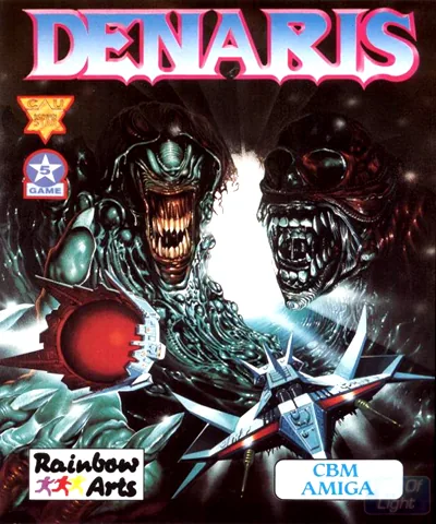 Denaris (Europe) (Compilation - 5th Anniversary) cover art for Commodore Amiga
