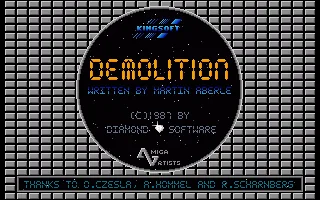 Demolition title screen