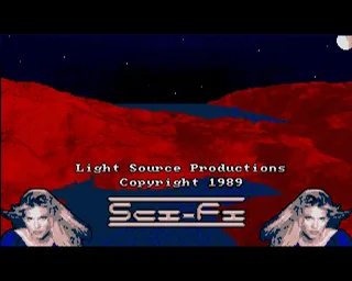 Sci-Fi title screen
