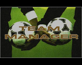 Soccer Team Manager title screen