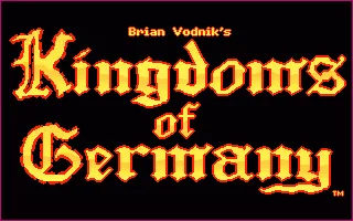 Kingdoms of Germany title screen