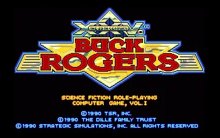 Buck Rogers - Countdown to Doomsday - Science Fiction Role-Playing Computer Game, Vol.I title screen