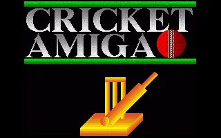 Cricket title screen