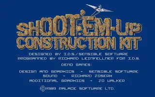 Shoot'Em-Up Construction Kit title screen