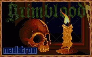 Grimblood title screen