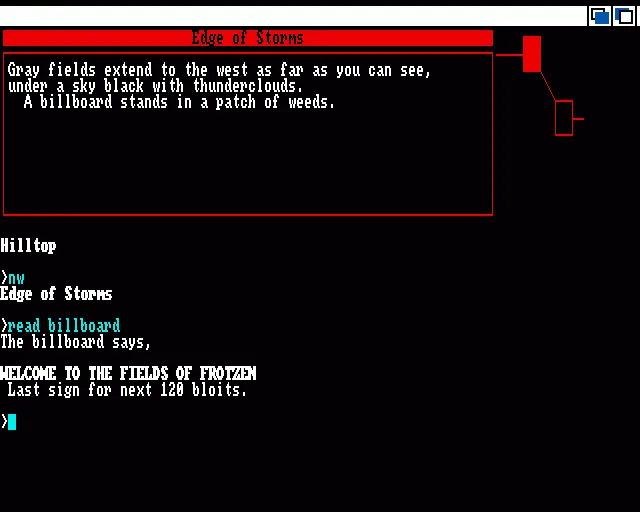 Beyond Zork - The Coconut of Quendor (USA) (r57) screenshot