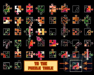 Backdrop artwork for Jigsaw Mania (Europe) (Note - Mastered with Virus)