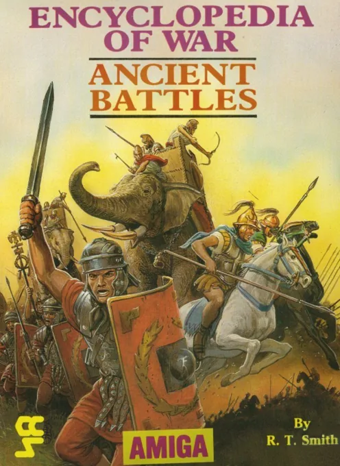 Encyclopedia of War - Ancient Battles cover art for Commodore Amiga