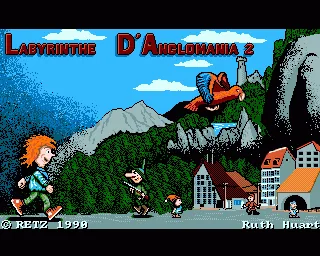 Labyrinthe d'Anglomania 2, Le title screen
