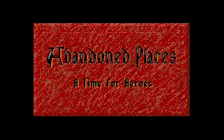 Abandoned Places - Zeit fuer Helden title screen