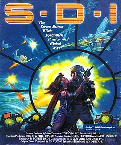 S.D.I. cover art for Commodore Amiga