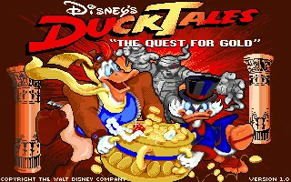 DuckTales - The Quest for Gold title screen