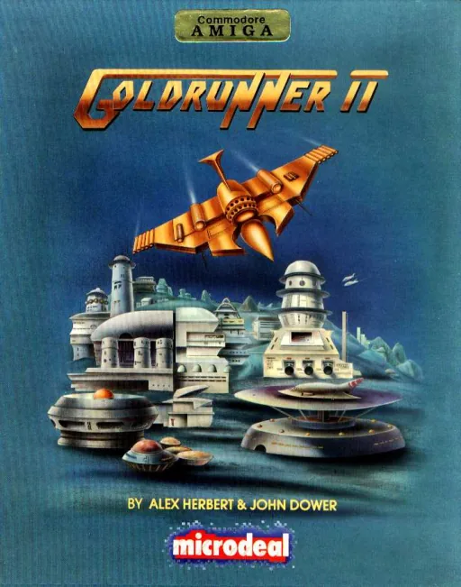 Goldrunner II (Europe) (Budget - The 16 Bit Pocket Power Collection) cover art for Commodore Amiga